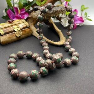 Cloisonné beaded necklace A10 🔥